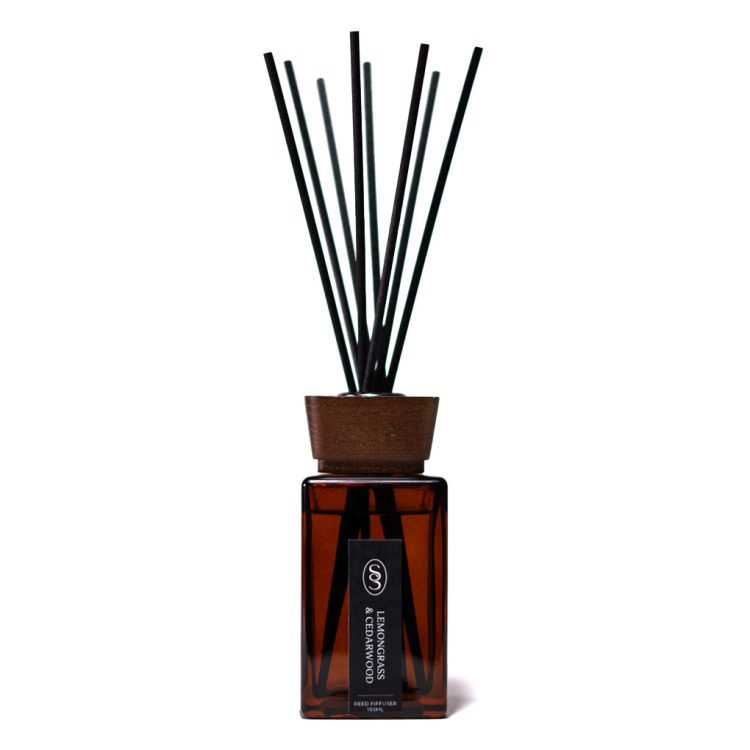 Lemongrass & Cedarwood Natural Reed Diffuser - Rejuvenating