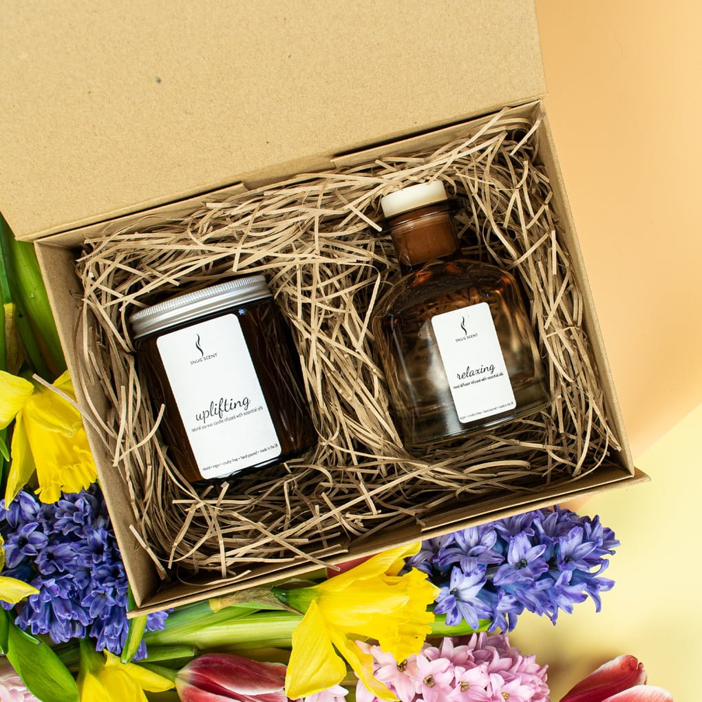 Refresh Yourself Mothers Day Candle and Reed Diffuser Gift Box