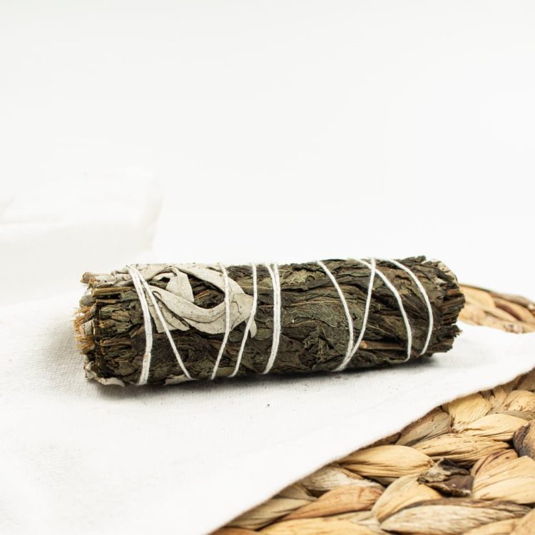 White Sage and Peppermint Smudge Stick 10 cm