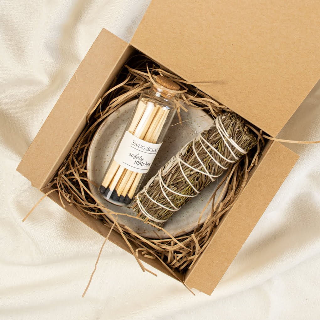 Smudge Kit White Sage & Rosemary Smudging Kit - Snug Scent®