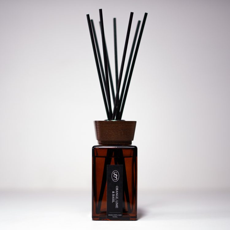 Sweet Orange, Lime & Basil Natural Reed Diffuser - Refreshing