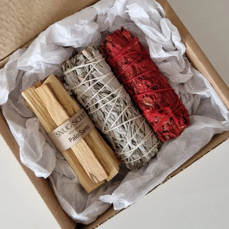 Snug Scent Natural Smudge Sticks Sage Sticks and Palo Santo