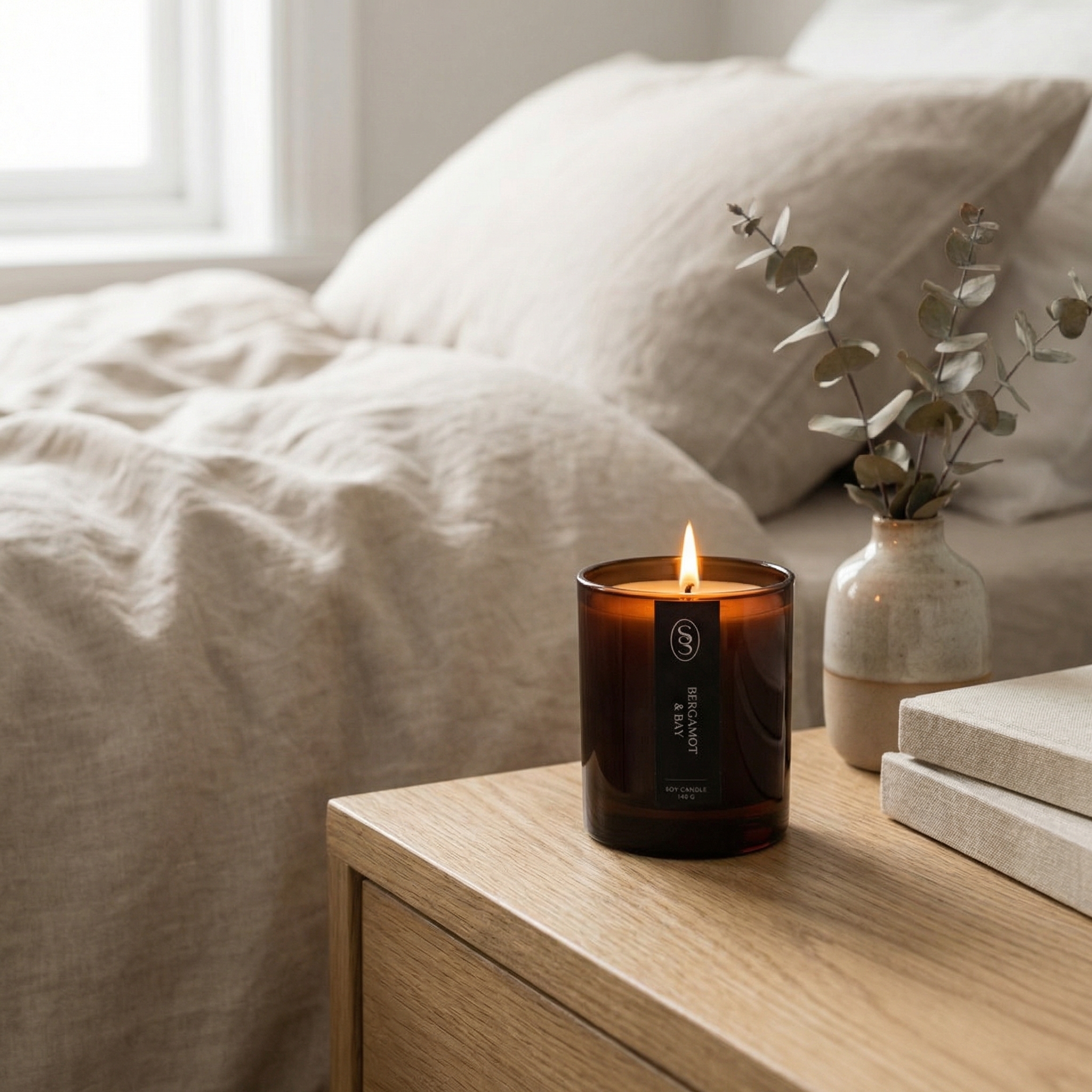 Bergamot & Bay Natural Candle - Grounding - Image 3