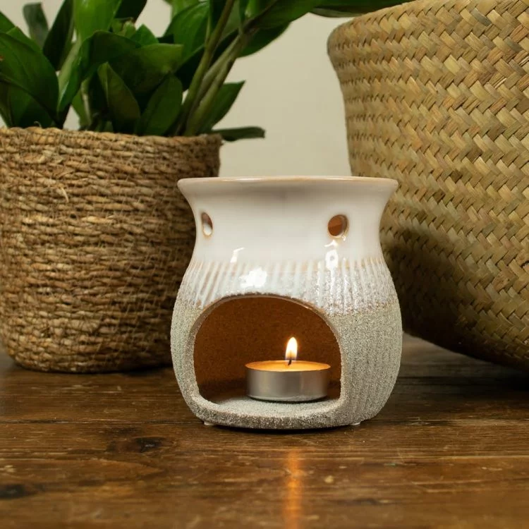 Grey Sandstone Wax Melts Burner - Image 4