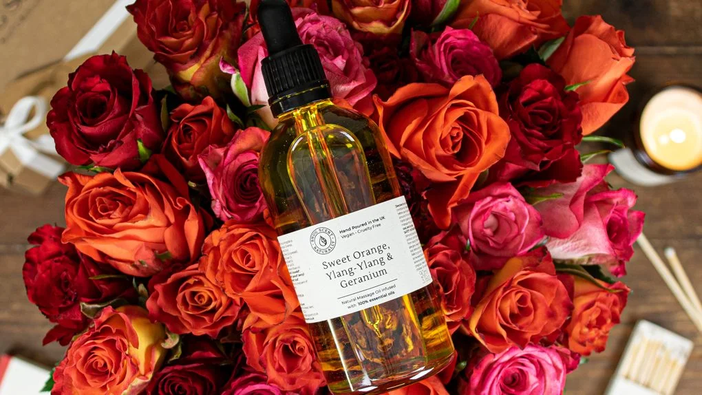Relax & De-Stress Natural Massage Oil - Image 3