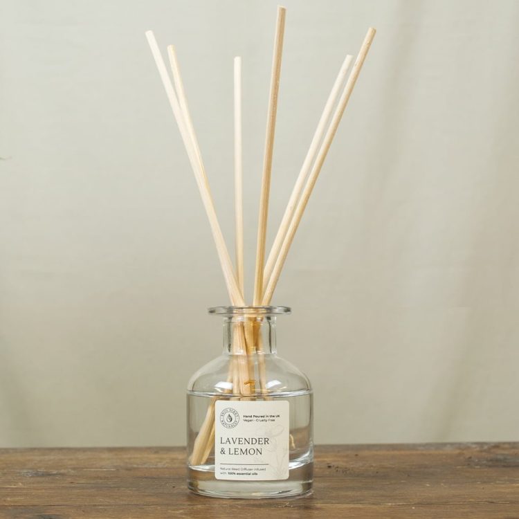 Lavender and Lemon Natural Essential Oil Reed Diffuser