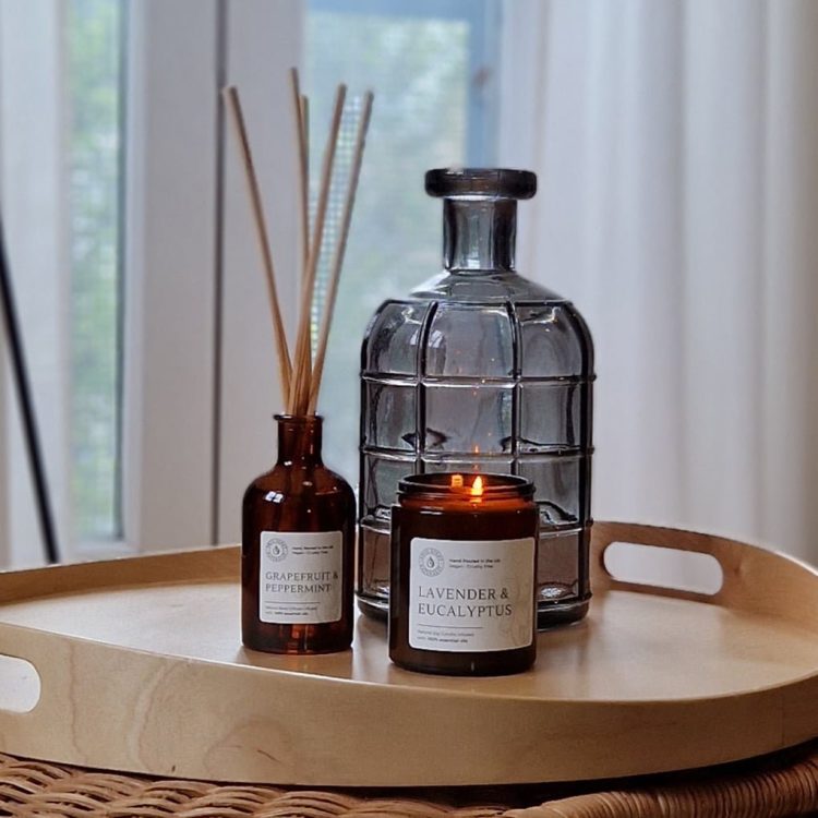Snug Scent Natural Reed Diffuser and Soy Wax Candle