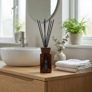 Alternative view of Natural Reed Diffuser & Diffuser Refill Set