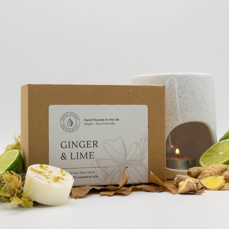 Ginger and Lime Natural Wax Melts