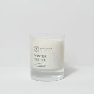 Winter Spruce Natural Soy Candle – Pine &amp; Cedar