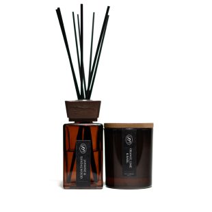Natural Reed Diffuser & Candle Gift Set