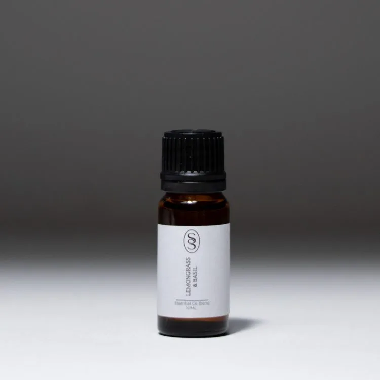 Lemongrass & Basil Essential Oil Blend - Calming
