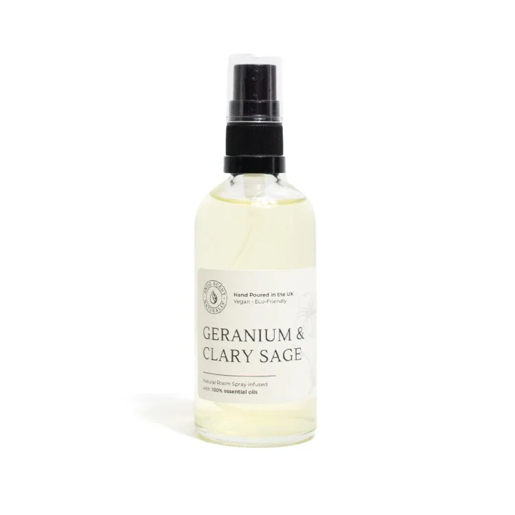 Geranium & Clary Sage Natural Room Spray - Harmonising