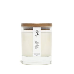 Lime & Tea Tree Natural Candle - Elevating