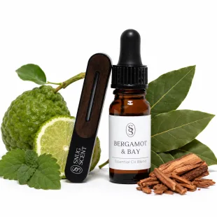 Alternative view of Bergamot & Bay Natural Car Air Freshener - Grounding