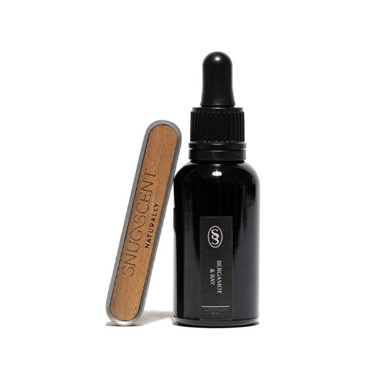 Bergamot & Bay Natural Car Air Freshener - Grounding
