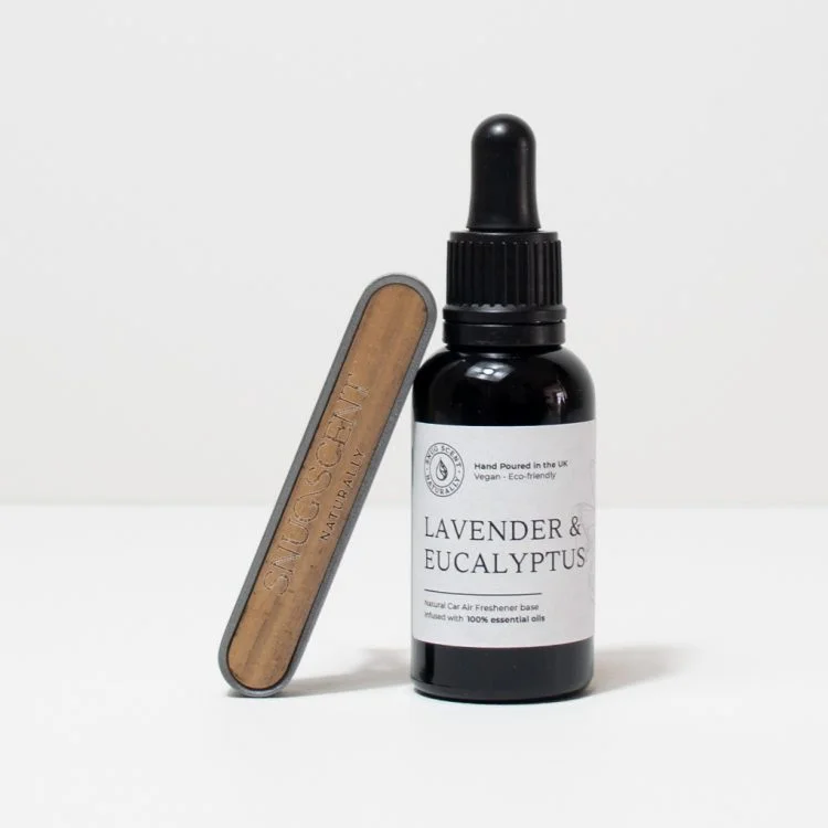 Lavender & Eucalyptus Natural Car Air Freshener - Relaxing