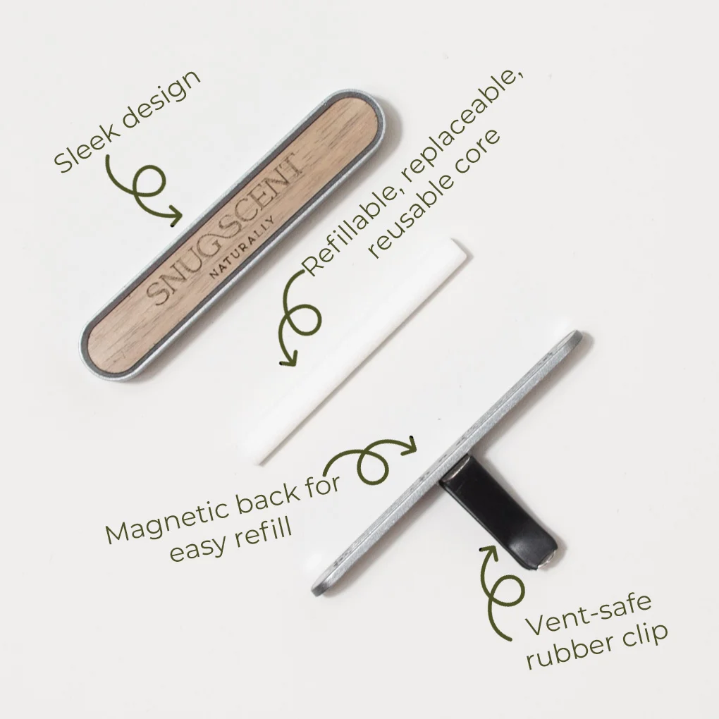 Jasmine & Sandalwood Natural Car Air Freshener - Embracing - Image 7