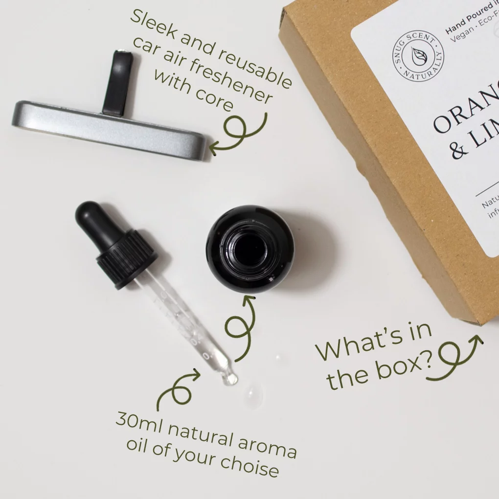 Jasmine & Sandalwood Natural Car Air Freshener - Embracing - Image 6