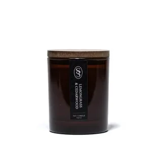 Lemongrass & Cedarwood Natural Soy Candle - Rejuvenating