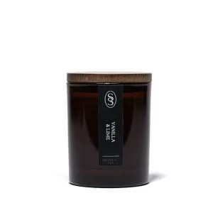 Lime & Vanilla Natural Candle - Enhancing