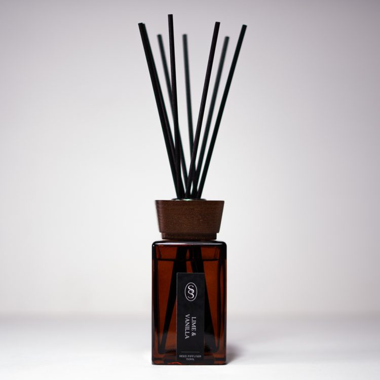 Lime & Vanilla Natural Reed Diffuser - Enhancing