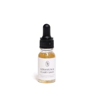 Geranium & Clary Sage Essential Oil Blend - Harmonising
