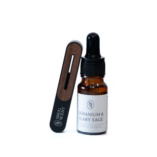 Geranium & Clary Sage Natural Car Air Freshener - Harmonising