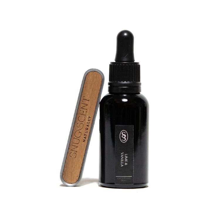 Lime & Vanilla Natural Car Air Freshener - Enhancing