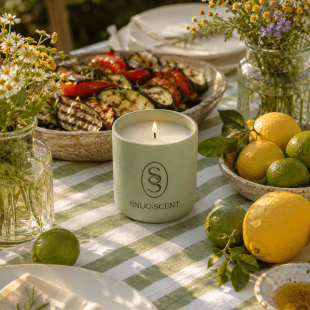 Natural Citronella Candle - Grey - Image 2