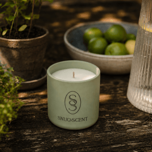 Natural Citronella Candle - Grey - Image 4