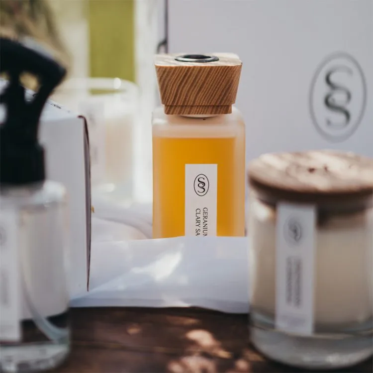 Geranium & Clary Sage Natural Reed Diffuser - Harmonising - Image 3