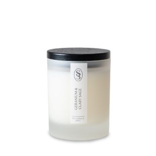 Geranium & Clary Sage Natural Candle - Harmonising