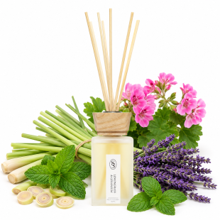 Alternative view of Lemongrass & Geranium Natural Reed Diffuser - Alleviating