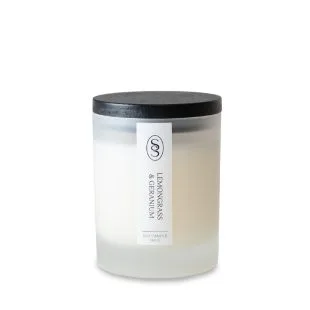 Lemongrass & Geranium Natural Candle - Alleviating