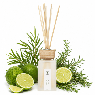 Alternative view of Lime & Tea Tree Natural Reed Diffuser - Elevating