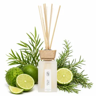 Alternative view of Lime & Tea Tree Natural Reed Diffuser - Elevating