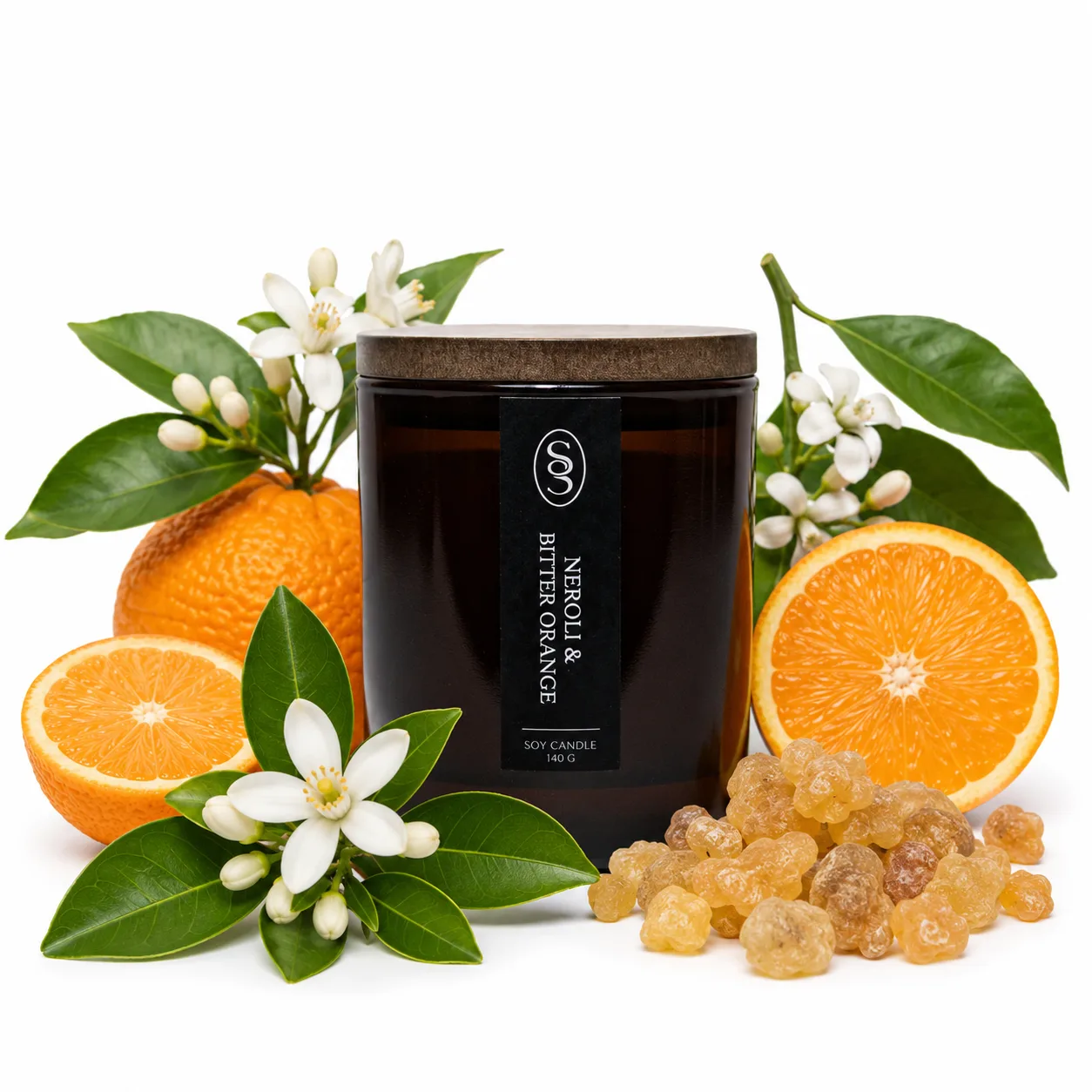 Neroli & Bitter Orange Natural Candle - Indulging - Image 2
