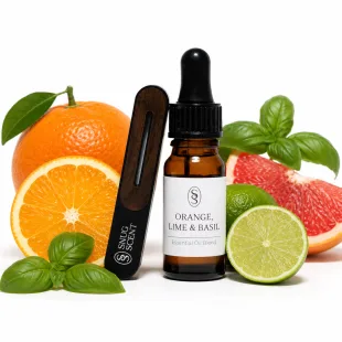 Alternative view of Orange, Lime & Basil Natural Car Air Freshener - Refreshing