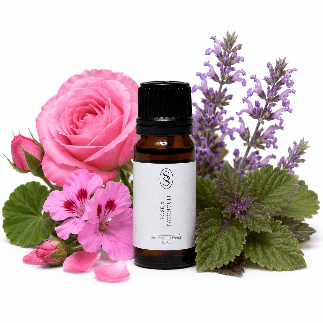Rose & Patchouli Essential Oil Blend - Balancing - Image 2