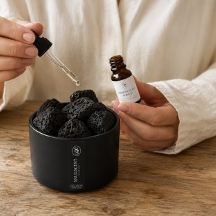 Alternative view of Lime & Vanilla Natural Lava Stone Diffuser - Enhancing